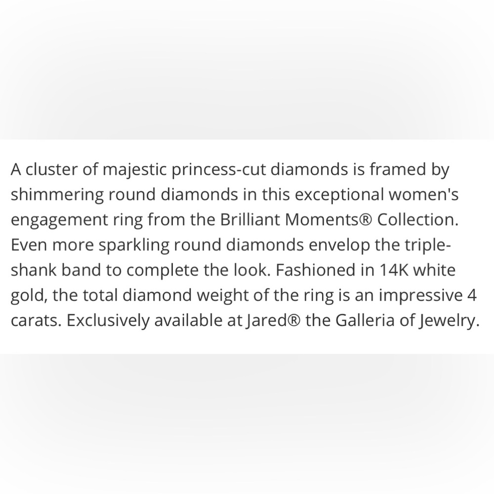 4 carat TCW! 14k white gold. Dripping WITH DIAMONDS! BLING RING! - Picture 11 of 12